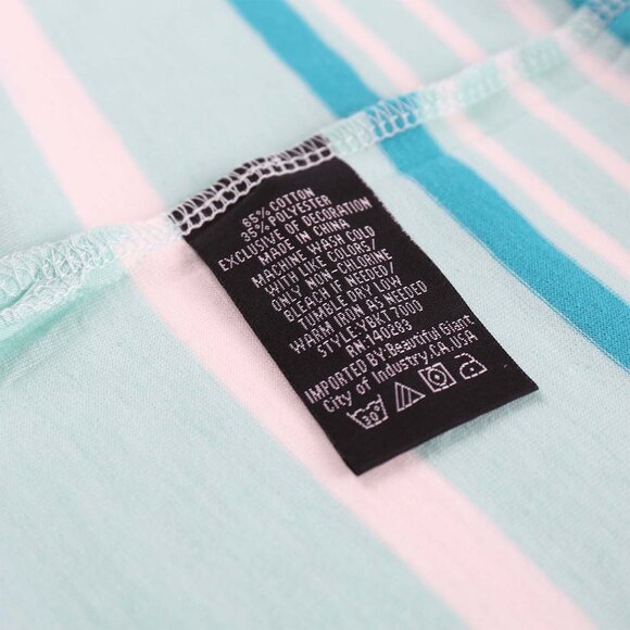 Men's Short Sleeve T-shirts Striped Crew Neck Tee Size XL - Picture 8 of 8